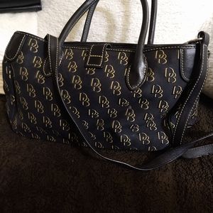 Black/Tan Dooney and Bourke Purse